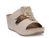 Talia Wedge Sandal White view