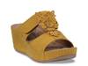 Talia Wedge Sandal Yellow view
