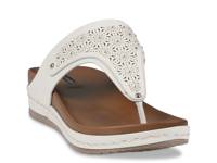 Tani Wedge Sandal White view
