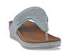 Tani Wedge Sandal Slate Blue view