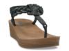 Ivana Wedge Sandal Black view