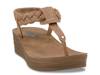 Ivana Wedge Sandal Tan view
