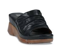 Nora Wedge Sandal Black view