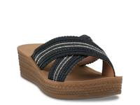 Robyn Wedge Sandal Black view