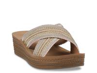 Robyn Wedge Sandal Gold Metallic view
