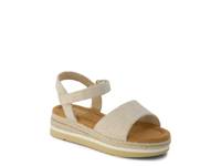Diana Espadrille Wedge Sandal - Kids' Tan view