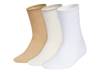 Cushioned Comfort 2.0 Women's Crew Socks - 3 Pack Beige/Multicolor view