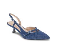 Kiran Pump Blue Denim view