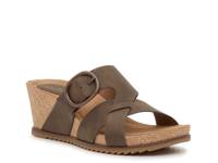 Travers Wedge Sandal Mocha Brown view
