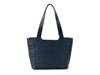 De Young Leather Tote Indigo Leather view