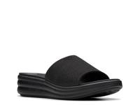 Drift Twist Wedge Sandal Black view