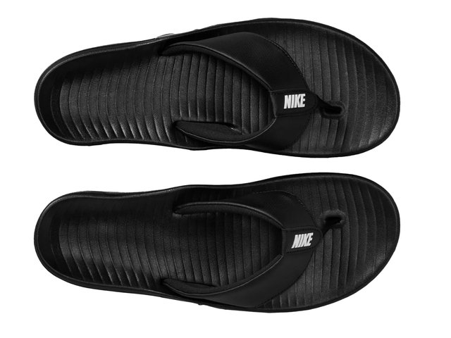 Nike Marina Men’s Size 10 Flip Flop Sandals. Black/White Logo. New in Box. Nike Men main image 3
