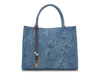 Cade Satchel Blue view