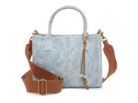 Cade Satchel Light Blue view