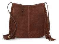 Nyra Suede Crossbody Bag Cappuccino Brown view