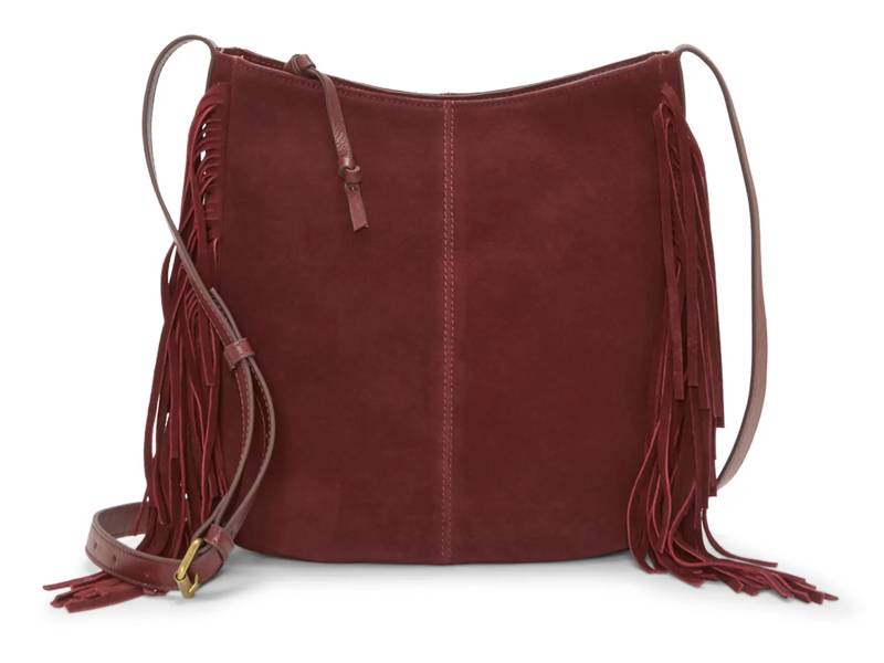 Nyra Suede Crossbody Bag