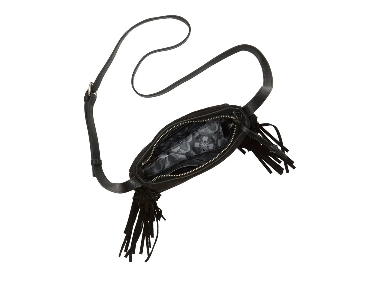 Nyra Small Suede Crossbody Bag