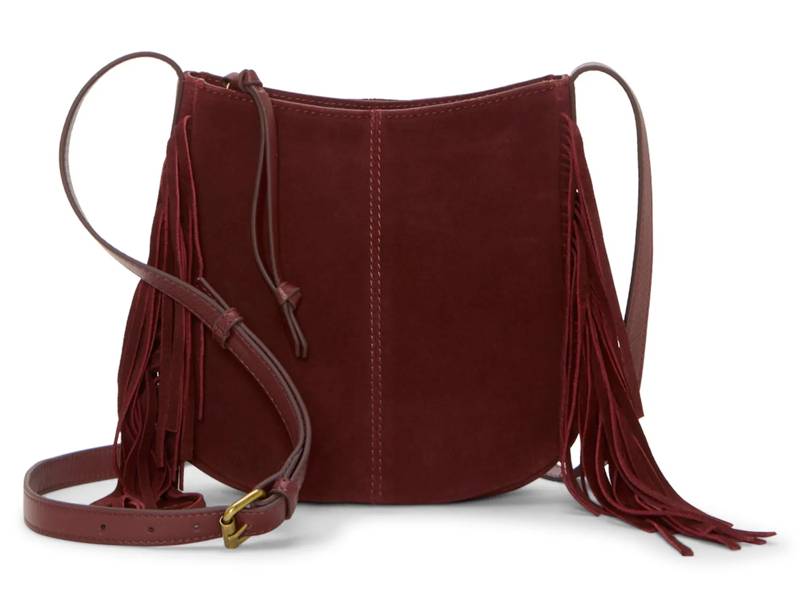 Nyra Small Suede Crossbody Bag