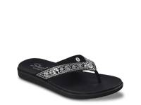 Meditation Luxe Sunny Glow Flip Flop Black view