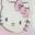 Hello Kitty Court Sneaker - Kids' White/Blue/Pink view