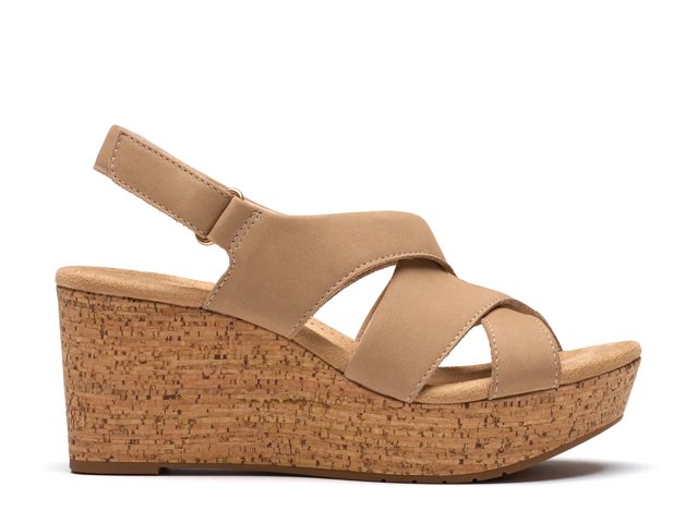 Rose Grace Wedge Sandal