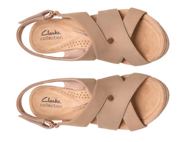 Clarks Rose Grace Wedge Sandal - Free Shipping | DSW