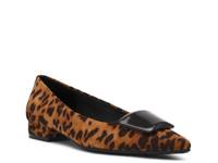 Crawford Flat Tan Leopard Print view
