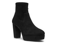 Volt Platform Bootie Black Faux Suede view