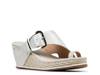 Gyer Wedge Sandal Silver Metallic view