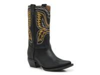 Irlene Short Western Boot Black Synthetic view