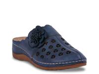 Marisol Mule Navy view