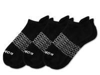 Solid Women's Ankle Socks - 3 Pack Black view