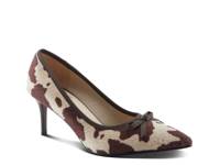 Poise Pump Brown/White Cow Print view