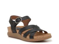 Hathaway Wedge Sandal Black view
