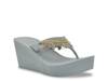 Sutton Wedge Sandal Blue view