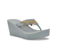 Sutton Wedge Sandal Blue view