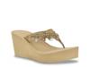 Sutton Wedge Sandal Gold Metallic view