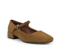 Isannah Mary Jane Pump Brown Faux Suede view