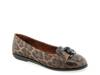 Bell Ballet Flat Tobacco Brown view