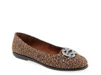 Big Bet Flat Brown Leopard Print Synthetic view