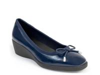 Tema Wedge Pump Navy view