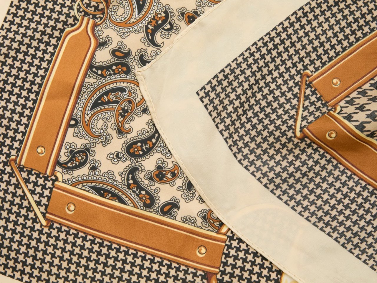 Houndstooth & Paisley Scarf