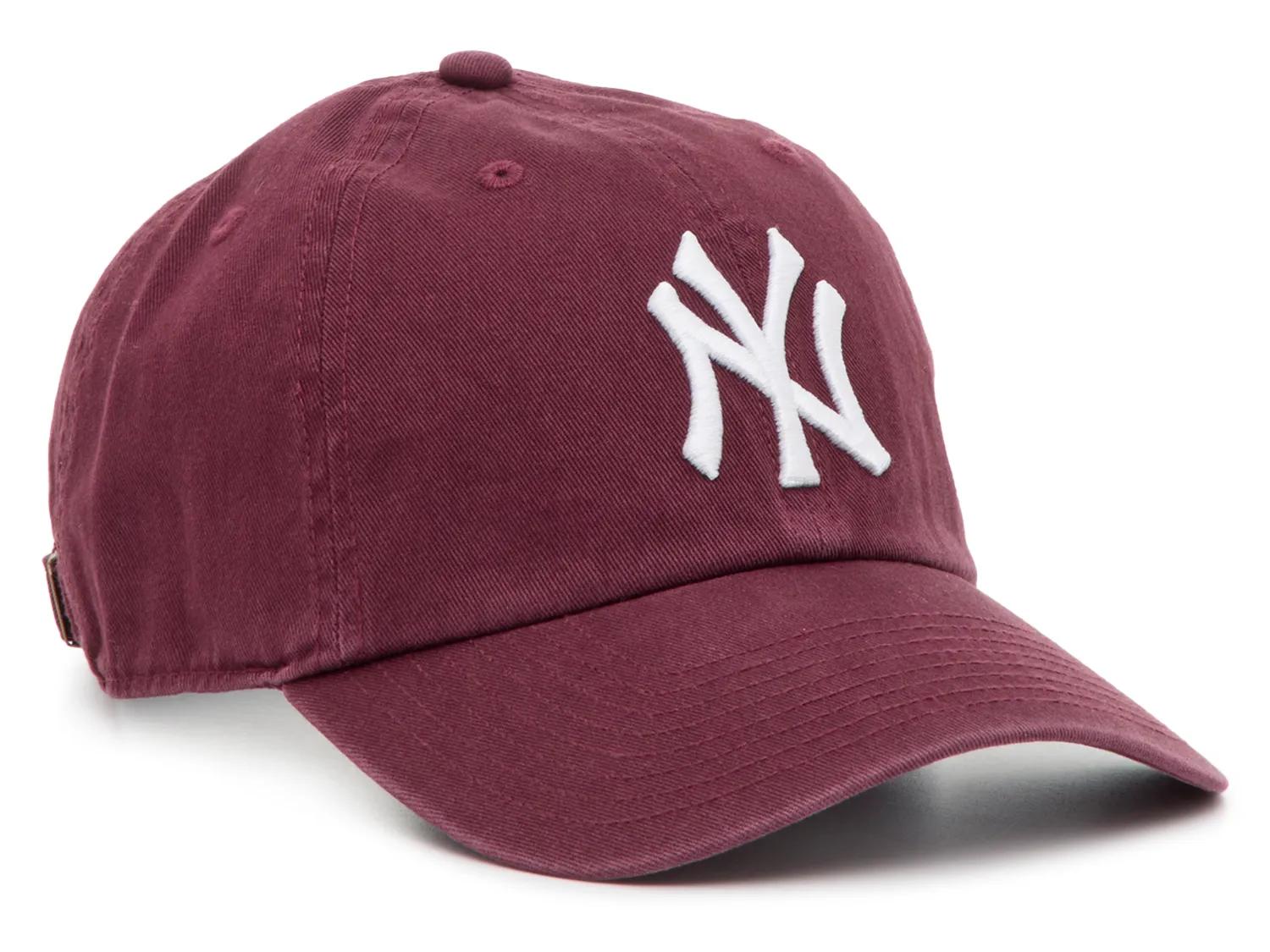 47 New York Yankees Clean Up Baseball Cap | Men | Women's | Dark Maroon | Size One Size | Hats | Baseball Cap