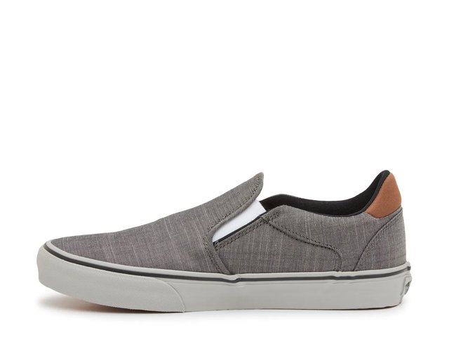 Vans Asher Sneakers Slip On Crepe Frost Gray  Low Top Men’s Size 9 751505 New Vans Asher Slip-On Sneaker in Gray for Men | Lyst main image 3