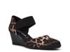 Tiffany Wedge Pump Tan/Brown Leopard Print view