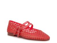 Mila Mary Jane Flat Red view