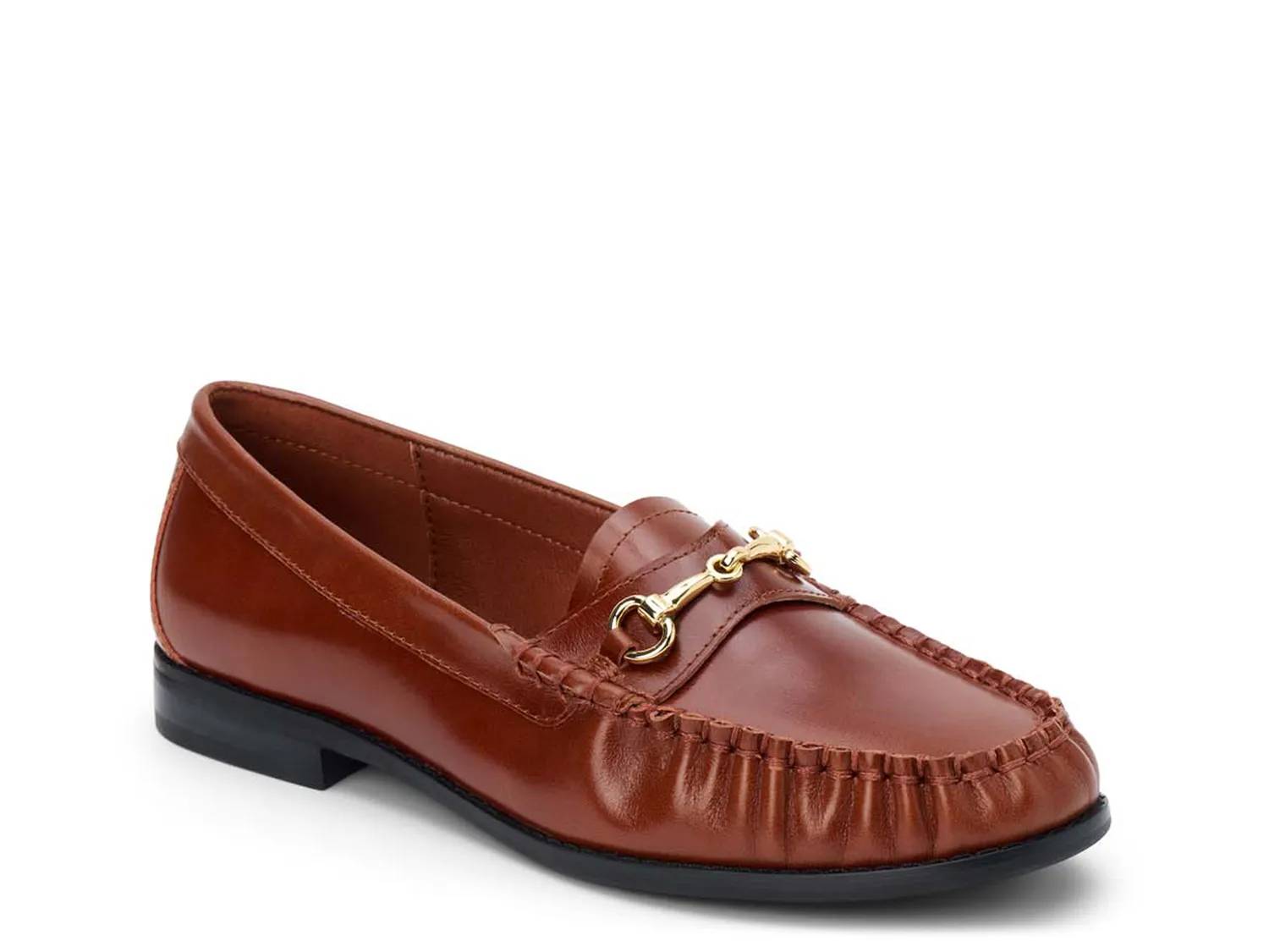 brown dress shoes mens amazon Rockport Women's Polly Slip On Dress Loafers - Brown