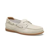 Ventura 2-Eye Boat Shoe Off White Suede view