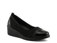 Macadi Wedge Pump Black view