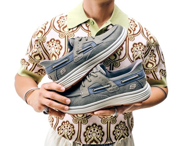 ★ケネディフィッシャー GT-40★8f #3-4 ★ Skechers Hands Free Slip-ins Relaxed Fit Troutt Davey Boat Shoe